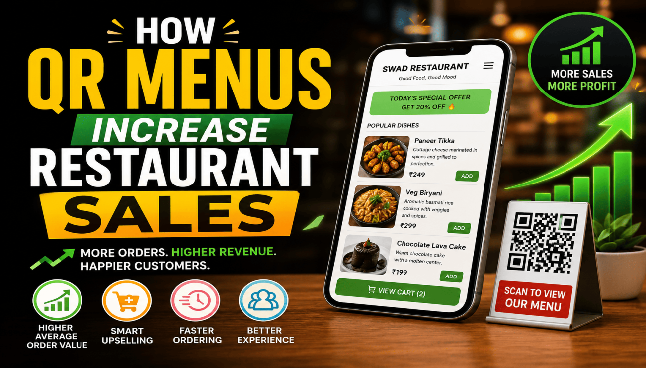 How QR Menus Increase Restaurant Sales: A Complete Guide for Restaurant Owners